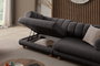 Atelier Del Sofa Gloria - Sofá de 3 Plazas Antracita